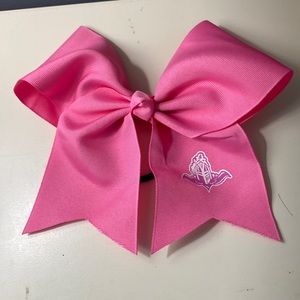 hot pink cheer bow